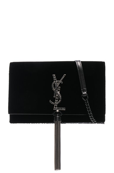 ysl kate chain wallet with tassel