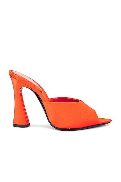 Suite Mule Sandal in Orange