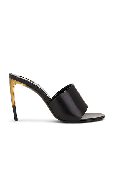 Saint Laurent Bridget Sandal in Nero