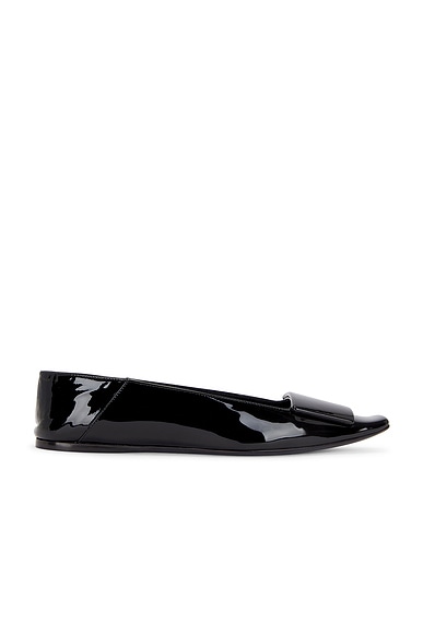 Saint Laurent Poppi Flat in Nero