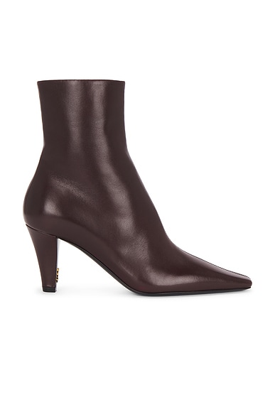 Saint Laurent Josie Boot in Marron Glace