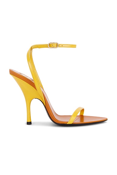 Saint Laurent Katoucha Sandal in Yuka Yellow