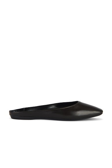 Lido Flat Mule in Harris Eagle Brown