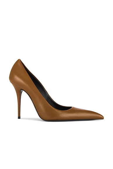 Elysee Pump in Dark Macadamia