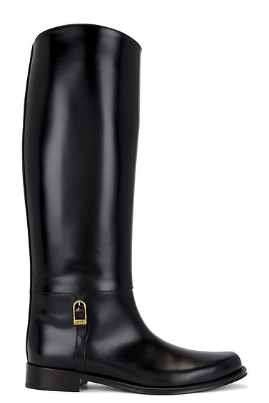 Saint Laurent Horny Boot in Nero