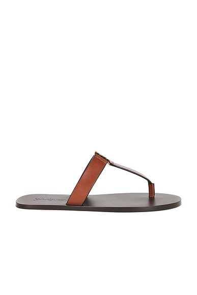 Saint Laurent Babylone Entredoigt Slide in Bruciato