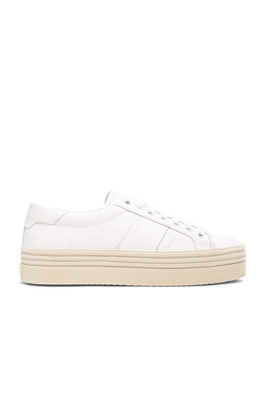 Leather Court Classic Platform Sneakers