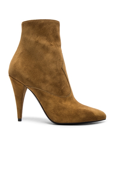 Suede Fetish Boots