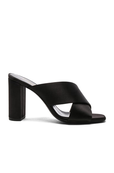 Satin Loulou Mules