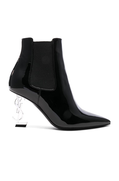 Patent Opium Monogramme Heeled Boots