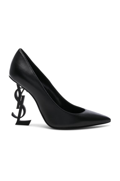 Opium Leather Monogramme Heels
