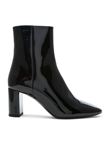 Patent Leather Pin Lou Ankle Boots