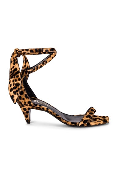 Charlotte Leopard Sandal