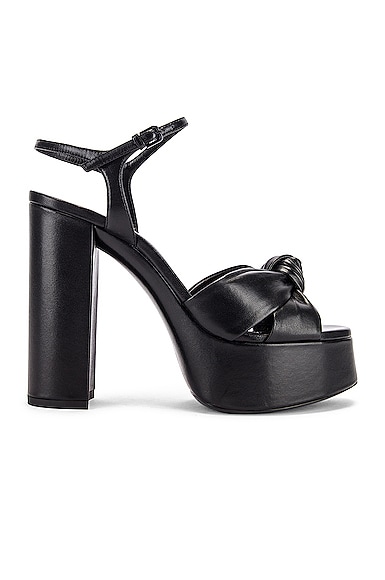Bianca Platform Sandals in Black