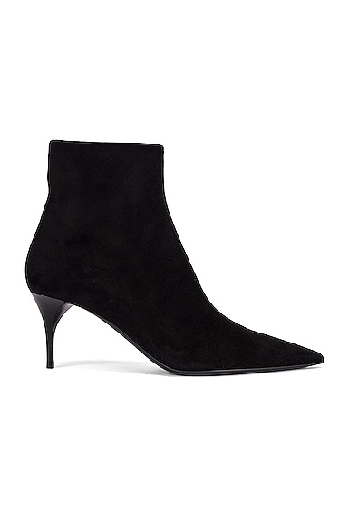 Click to view more detailed imagery on our partner's website Saint Laurent Lexi Zip Booties In Nero