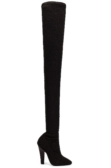 68 Over The Knee Stretch Boots