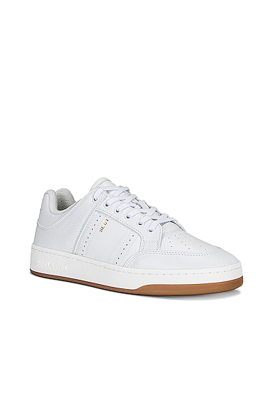 Shop Saint Laurent Sl 61 Sneakers In K White & K White