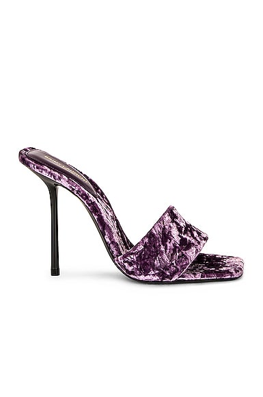Saint Laurent Baliqua 105 Heeled Sandals in Purple
