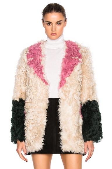 Ermie Lamb Fur Coat