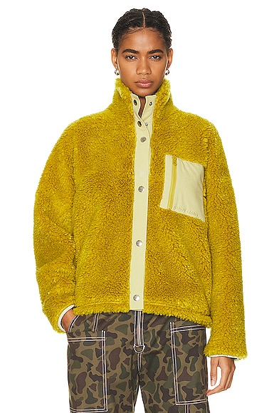 fashion sandy liang floral fleece Sandy Liang Delphine Fleece Liang Grass Fleece Sandy Liang Floral Fleece  Jacket Fashion Sandy