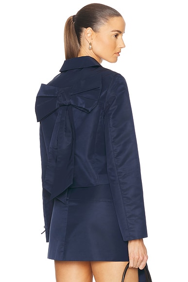 Sandy Liang Shelby Jacket in Navy