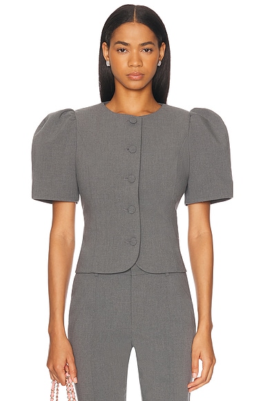 Sandy Liang Bonny Jacket in Grey