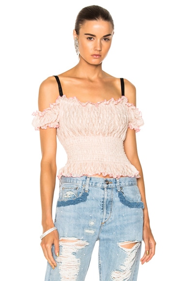for FWRD Cropped Lacey Top
