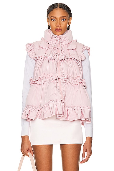 Sandy Liang Trifle Vest in Pink