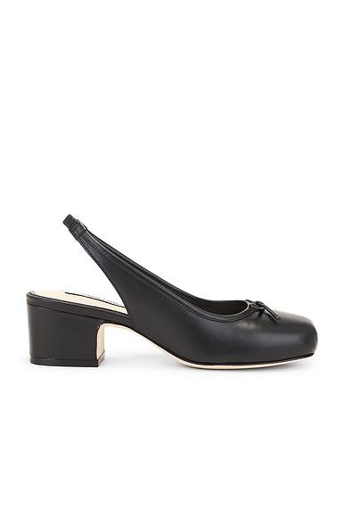 Sandy Liang Slingback Pump in Black