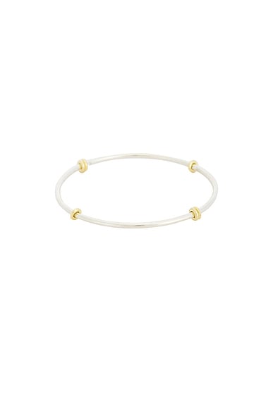 Spinelli Kilcollin Kini Bangle in Sterling Silver & 18k Yellow Gold