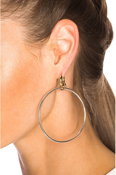 Spinelli Kilcollin Altaire Custom Hoop Earrings In Sterling Silver