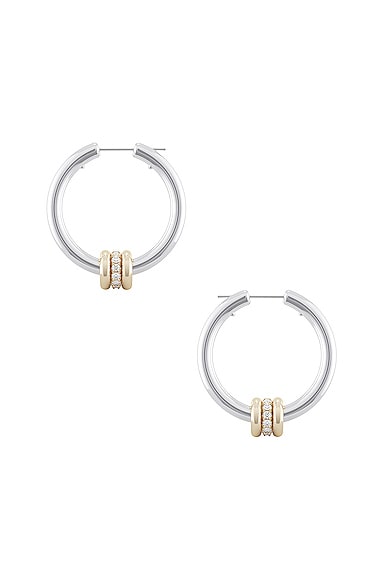 Spinelli Kilcollin Ara SG Hoop Earrings in Silver