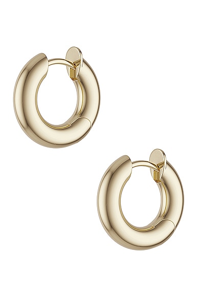 Spinelli Kilcollin Mini Micro Hoop Earrings in 18K Yellow Gold