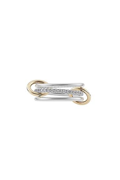 Spinelli Kilcollin Sonny Gris Ring in Silver & Yellow Gold