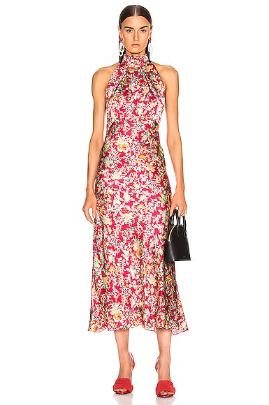 SALONI Michelle Midi Dress in 