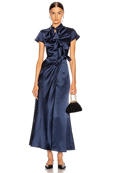Saloni emerald kelly dress discount