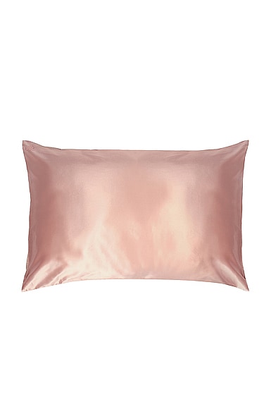 slip Queen/Standard Pure Silk Pillowcase in Pink