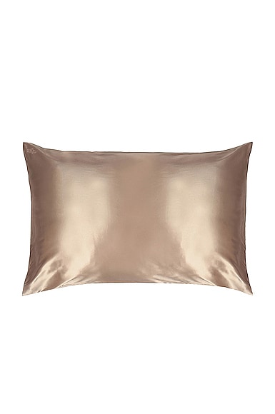 slip Queen/Standard Pure Silk Pillowcase in Caramel