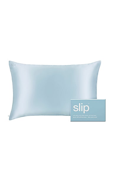 Shop Slip Queen Pillowcase In Seabreeze
