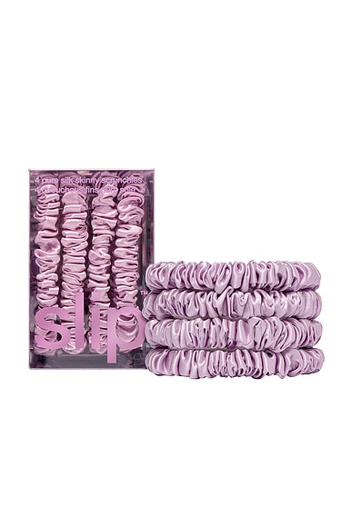 slip Skinny Scrunchies Set Of 4 in Wildflower