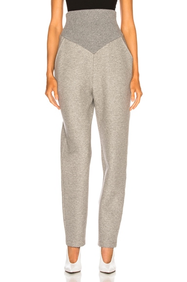 Cotton Jersey Corseted Sweatpant