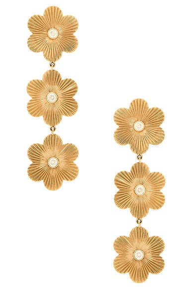 Flower Drop Earrings