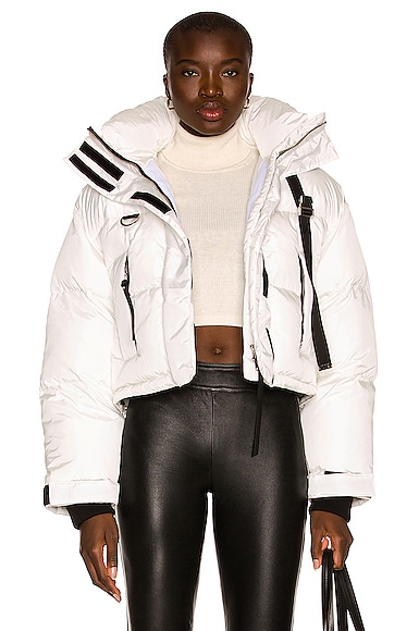 Willow Short Puffer in White