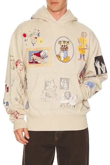 Samuel Zelig Northfield Hoodie in Oatmeal Grey