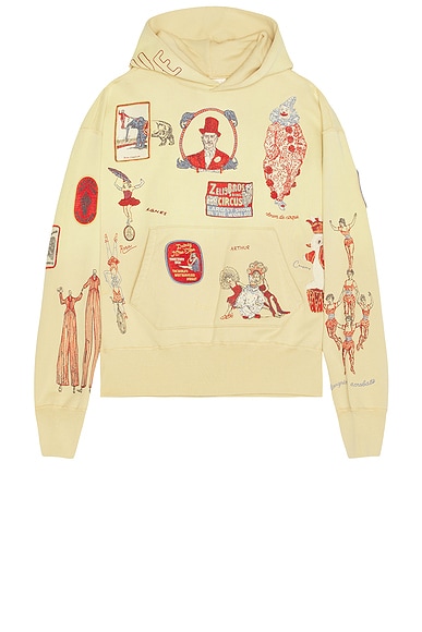Samuel Zelig Circus Hoodie in Khaki
