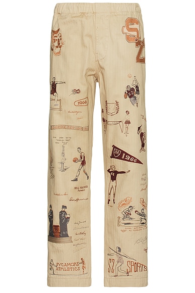 Samuel Zelig Yearbook Pant in Khaki