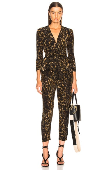 Liliana Leopard Camouflage Jumpsuit