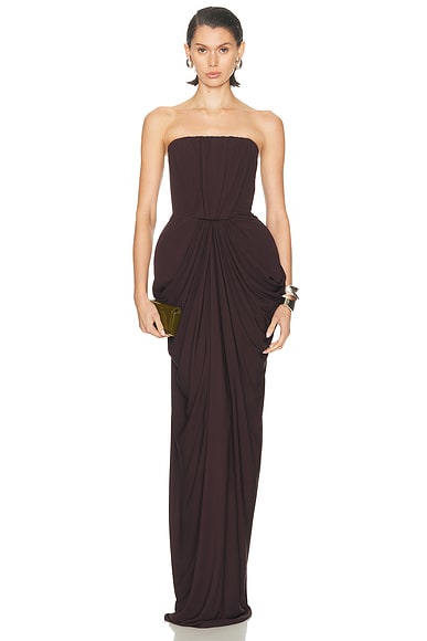 Crepe Jersey Sleeveless Gown