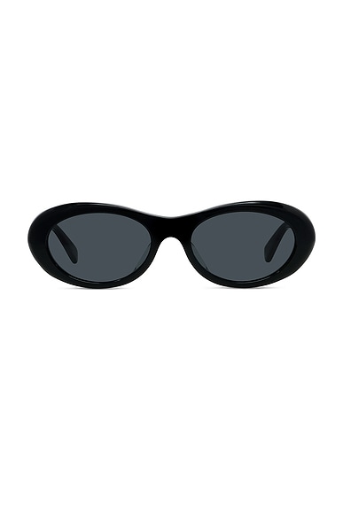 Stella McCartneyFalabella Sunglasses in Shiny Black & Smoke
