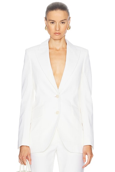 Stella mccartney white blazer discount